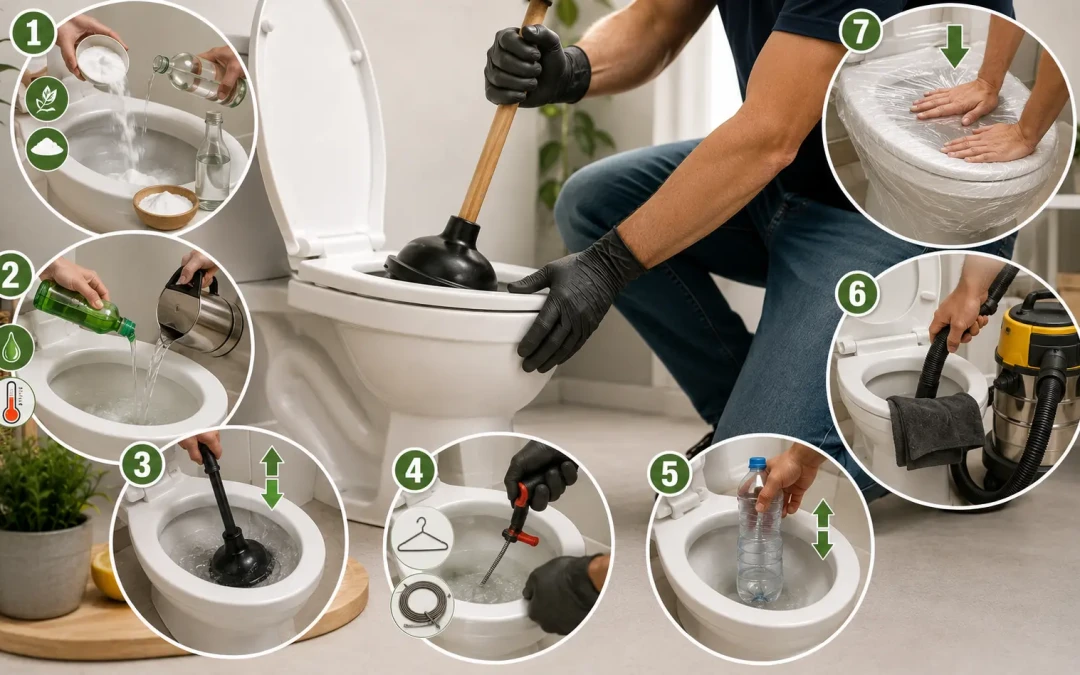 Comment déboucher un WC sans produit chimique 7 méthodes de pro