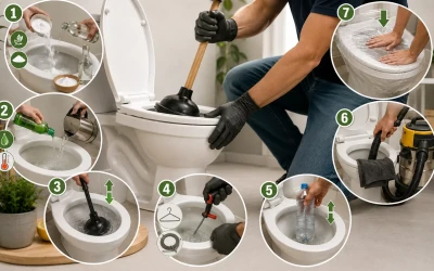 Comment déboucher un WC sans produit chimique ? 7 méthodes de pro