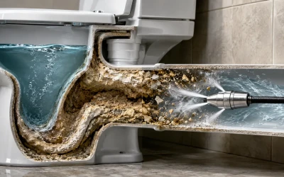 Comment enlever un bouchon de calcaire dans une canalisation de WC : Guide complet et solutions