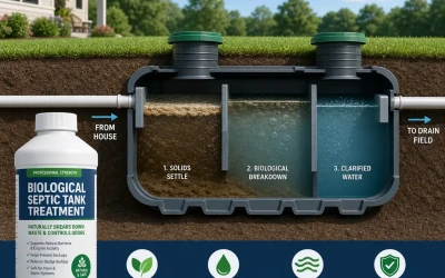 Quels produits pour détruire les selles dans la fosse septique ? Solutions et avertissements